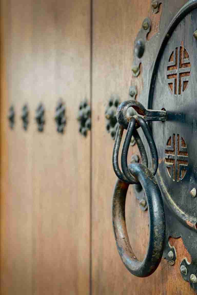 Door of a Hanok House